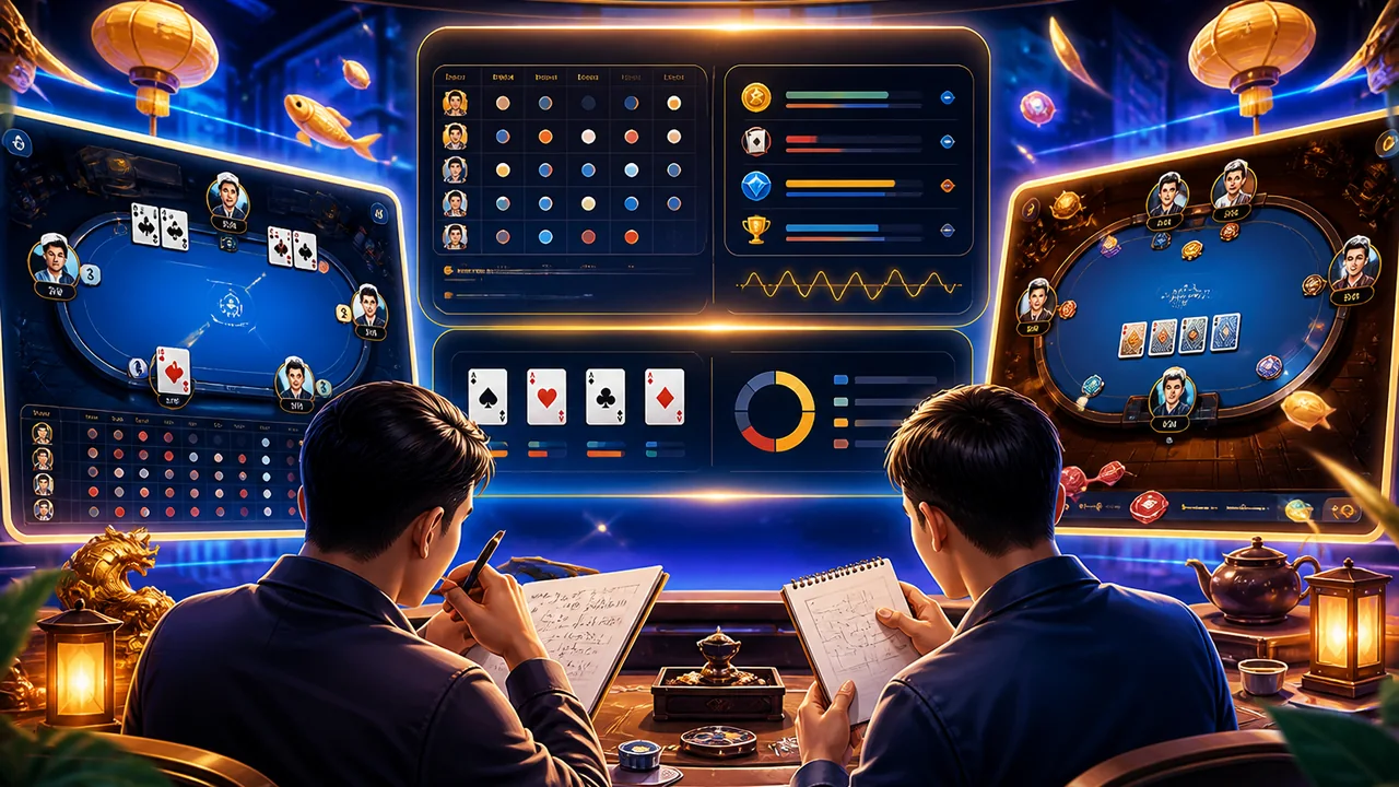 Bàn thi đấu theo lượt và bàn chơi tự do: 68win khác nhau thế nào?