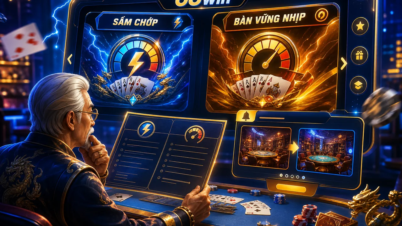 Nhịp bàn nào hợp với người chơi lâu năm? 68win bàn tốc độ cao và tốc độ tiêu chuẩn khác nhau